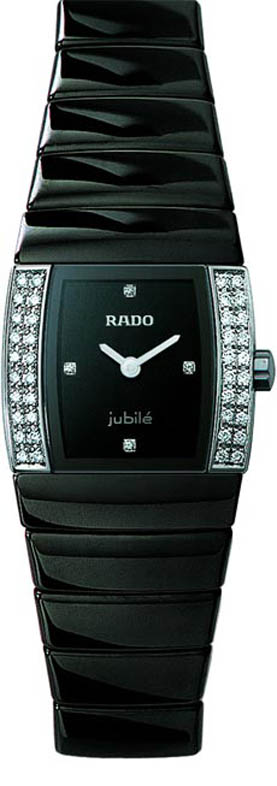 Rado Sintra Jubile Battery Operated Quartz Black Ladies Watch R13618712 