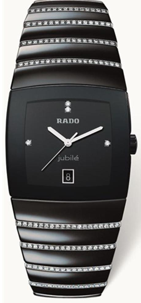 Rado Sintra Jubile Battery Operated Quartz Black Mens Watch R13723701 