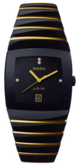 Rado Sintra Jubile Battery Operated Quartz Black Mens Watch R13723711 