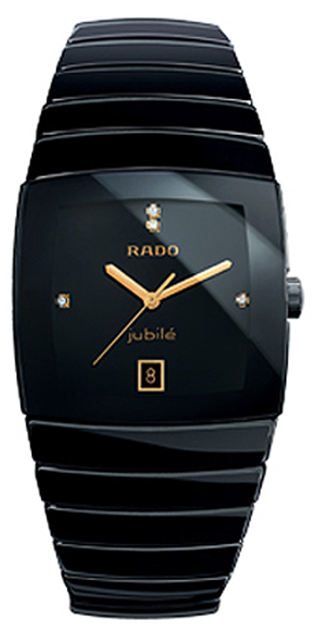 Rado Sintra Jubile Battery Operated Quartz Black Mens Watch R13723712 