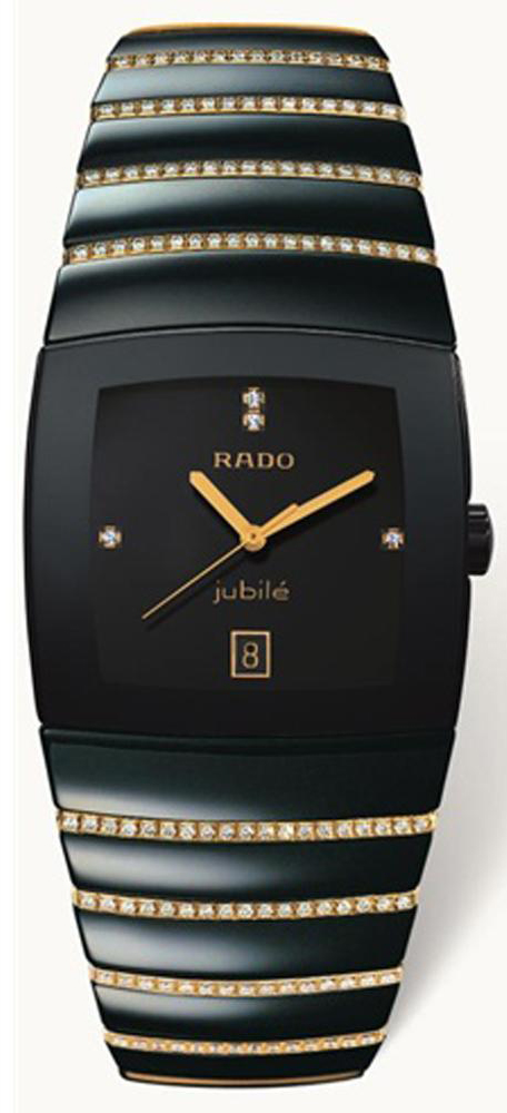 Rado Sintra Jubile Battery Operated Quartz Black Mens Watch R13723719 