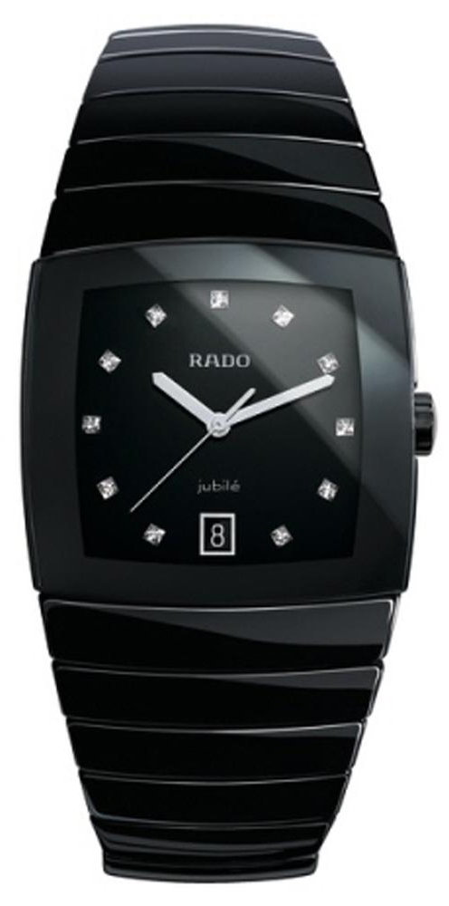 Rado Sintra Jubile Battery Operated Quartz Black Mens Watch R13723752 