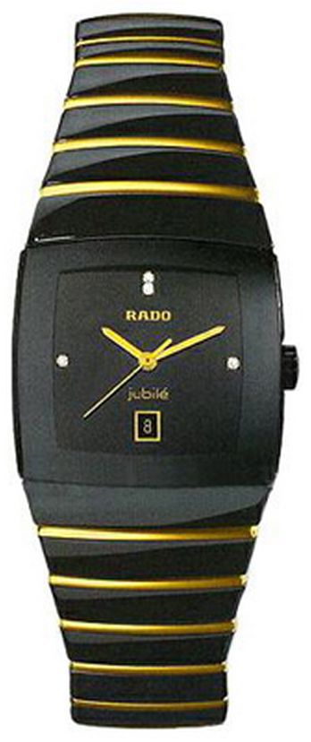 Rado Sintra Jubile Battery Operated Quartz Black Mens Watch R13724711 