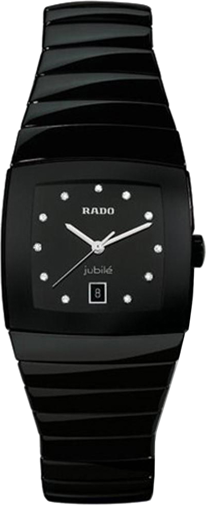Rado Sintra Jubile Battery Operated Quartz Black Mens Watch R13724752 