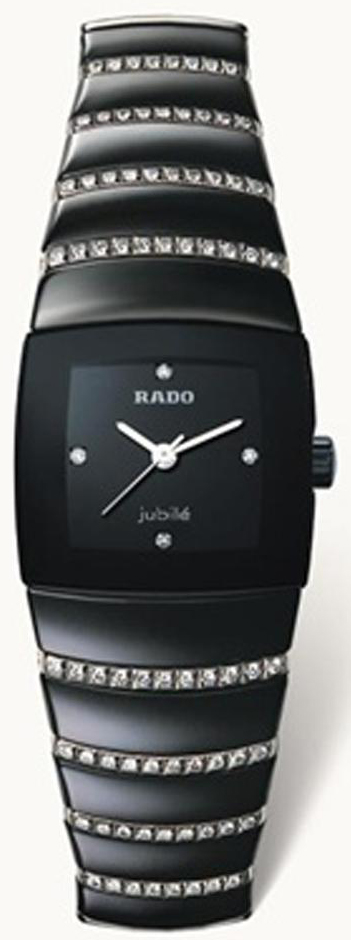 Rado Sintra Jubile Battery Operated Quartz Black Ladies Watch R13726701 