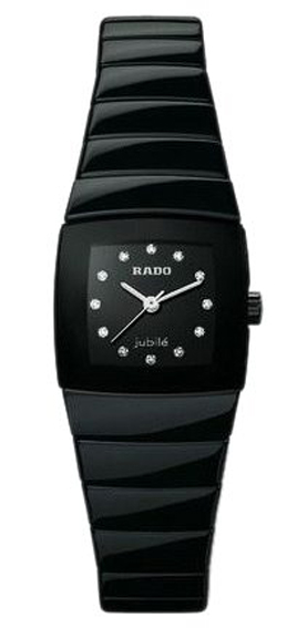 Rado Sintra Jubile Battery Operated Quartz Black Ladies Watch R13726752 