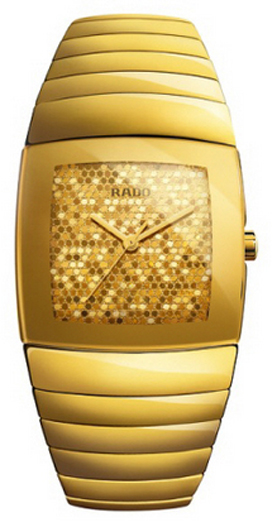 Rado Sintra Jubile Battery Operated Quartz Gold Ladies Watch R13776252 