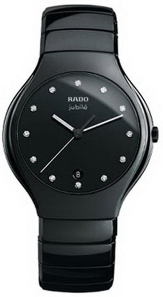 Rado True Battery Operated Quartz Black Watch R27653762 