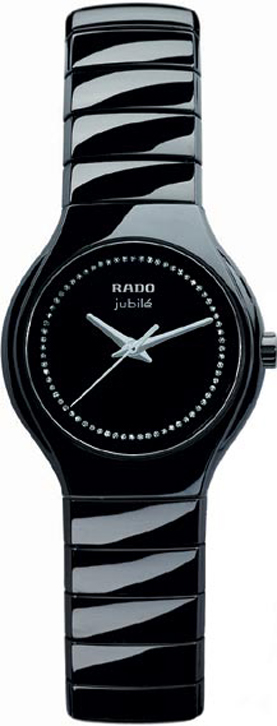Rado True Battery Operated Quartz Black Ladies Watch R27655732 