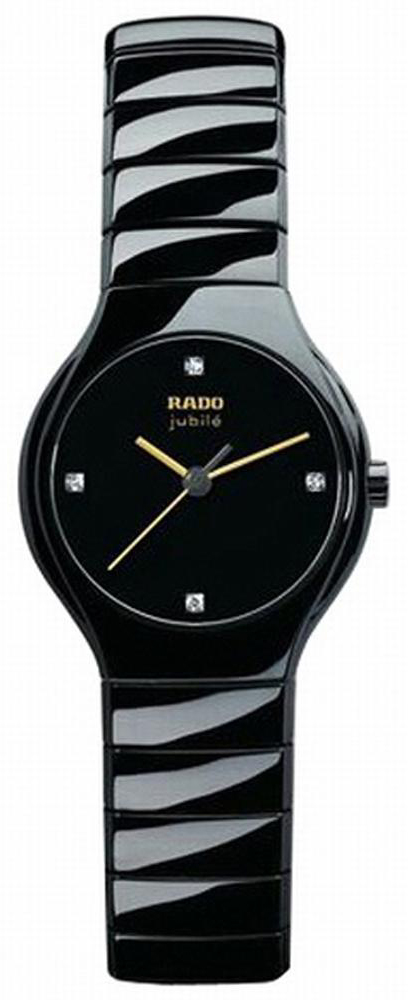 Rado True Battery Operated Quartz Black Ladies Watch R27655752 