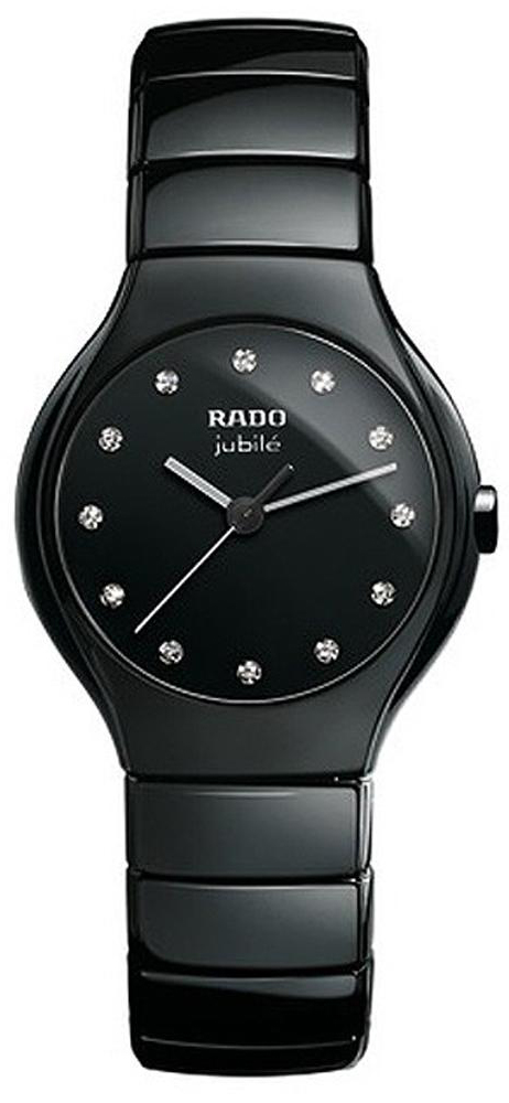 Rado True Battery Operated Quartz Black Ladies Watch R27655762 