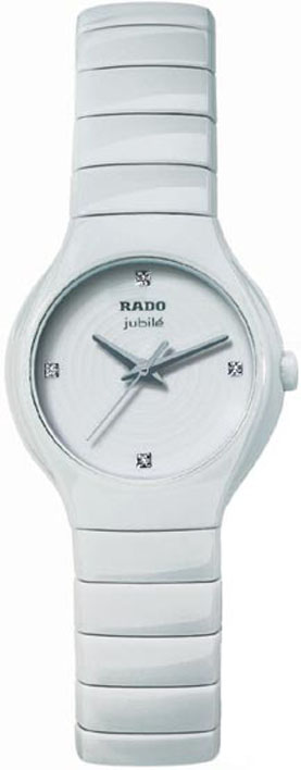 Rado True Battery Operated Quartz White Ladies Watch R27696712 