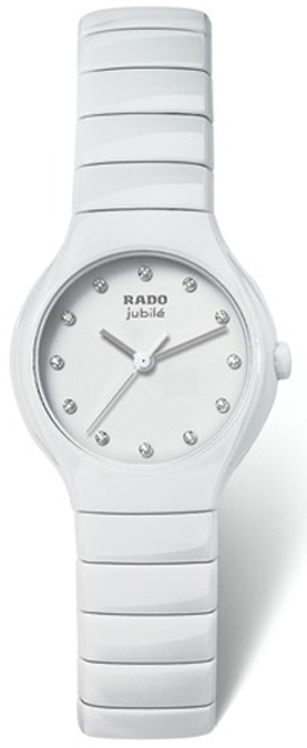 Rado True Battery Operated Quartz White Ladies Watch R27696762 