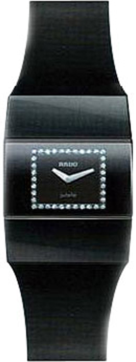 Rado V 10K Battery Operated Quartz Black Ladies Watch R96621709 