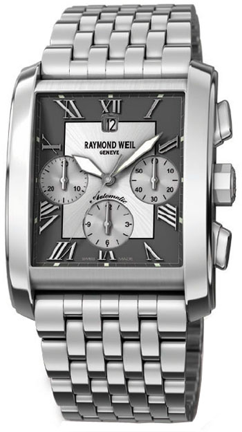 Raymond Weil Don Giovanni Self winding Automatic Grey Mens Watch 4878-ST-00668 
