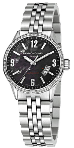 Raymond Weil Freelancer Battery Operated Quartz Grey Ladies Watch 2430-STS-05277 