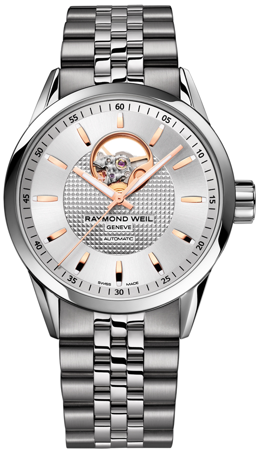 Raymond Weil Freelancer Self winding Automatic Silver Mens Watch 2710-ST5-65021 