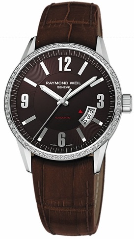 Raymond Weil Freelancer Self winding Automatic Brown Mens Watch 2730-SLS-05707 