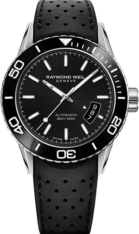 Raymond Weil Freelancer Self winding Automatic Black Mens Watch 2760-SR1-20001 