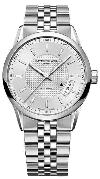 Raymond Weil Freelancer Self winding Automatic Silver Mens Watch 2770-ST-65001 