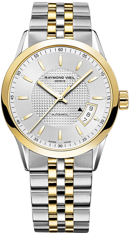 Raymond Weil Freelancer Self winding Automatic Silver Mens Watch 2770-STP-65021 