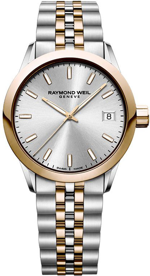 Raymond Weil Freelancer Battery Operated Quartz Silver Ladies Watch 5634-SP5-65021 