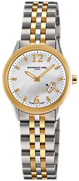 Raymond Weil Freelancer Battery Operated Quartz Silver Ladies Watch 5670-STP-05985 