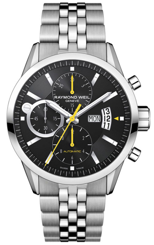 Raymond Weil Freelancer Self winding Automatic Black Mens Watch 7730-ST-20101 