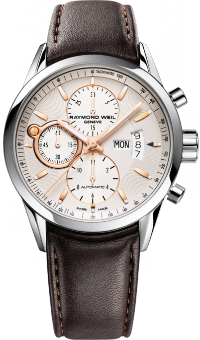 Raymond Weil Freelancer Self winding Automatic Silver Mens Watch 7730-STC-65025 