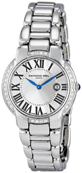 Raymond Weil Jasmine Battery Operated Quartz Silver Ladies Watch 5229-STS-00659 