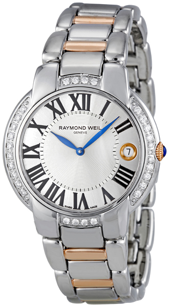 Raymond Weil Jasmine Battery Operated Quartz Silver Ladies Watch 5235-S5S-00659 