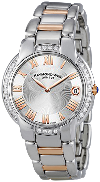 Raymond Weil Jasmine Battery Operated Quartz Silver Ladies Watch 5235-S5S-01658 