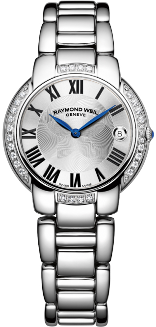 Raymond Weil Jasmine Battery Operated Quartz Silver Ladies Watch 5235-STS-01659 