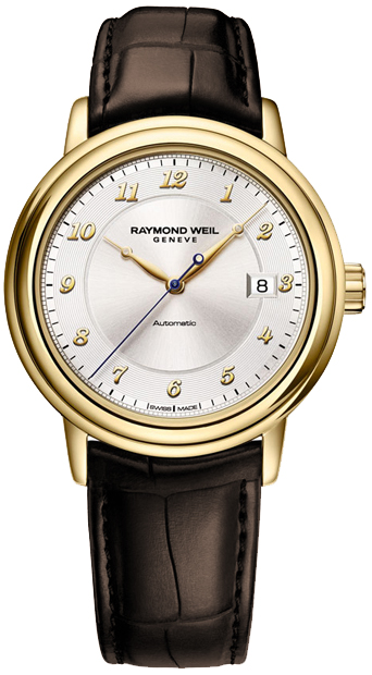 Raymond Weil Maestro Self winding Automatic Silver Mens Watch 12837-G-05658 