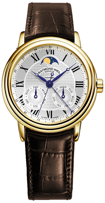 Raymond Weil Maestro Self winding Automatic Silver Mens Watch 12849-G-00659 