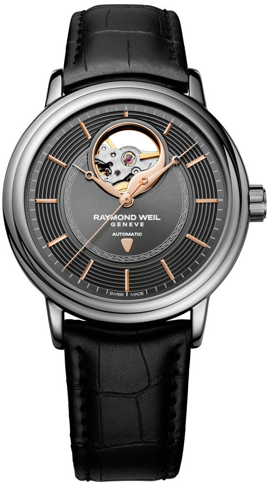 Raymond Weil Maestro Self winding Automatic Black Mens Watch 2827-SL5-MILOS 