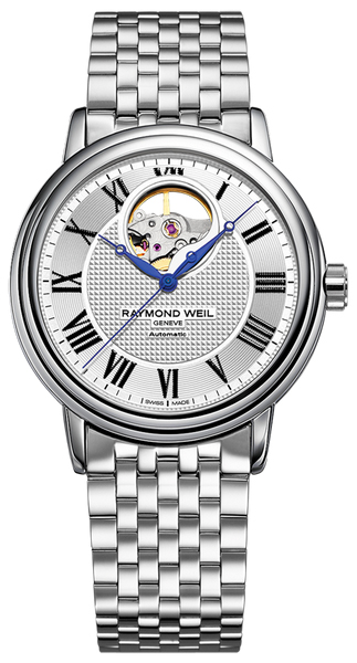 Raymond Weil Maestro Self winding Automatic Silver Mens Watch 2827-ST-00659 