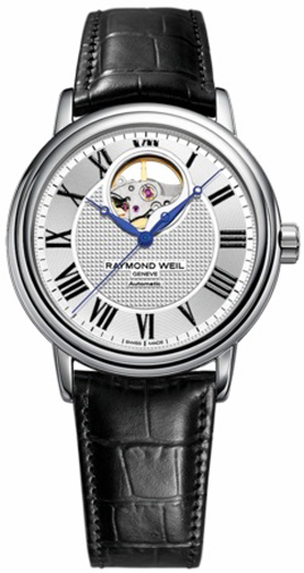 Raymond Weil Maestro Self winding Automatic Silver Mens Watch 2827-STC-00659 