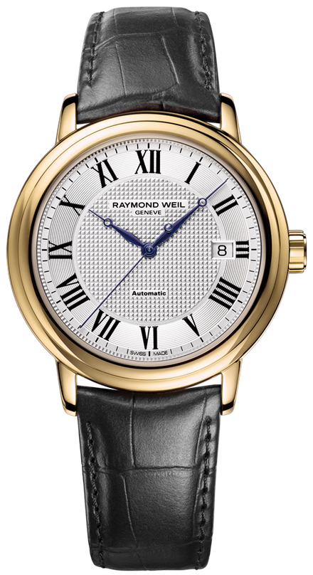 Raymond Weil Maestro Self winding Automatic Silver Mens Watch 2837-PC-00659 