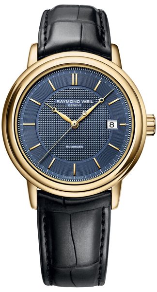 Raymond Weil Maestro Self winding Automatic Blue Mens Watch 2837-PC-50001 