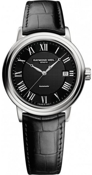Raymond Weil Maestro Self winding Automatic Black Mens Watch 2837-STC-00208 