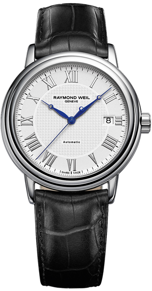 Raymond Weil Maestro Self winding Automatic White Mens Watch 2837-STC-00308 