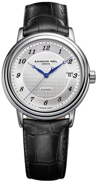 Raymond Weil Maestro Self winding Automatic Silver Mens Watch 2837-STC-05659 