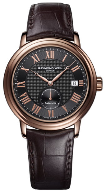 Raymond Weil Maestro Self winding Automatic Black Mens Watch 2838-PC5-00209 
