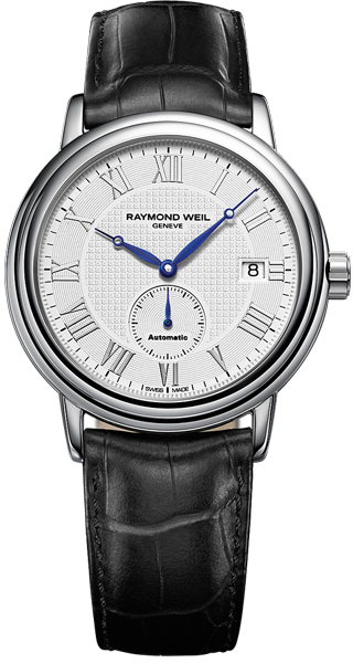 Raymond Weil Maestro Self winding Automatic Silver Mens Watch 2838-STC-00308 