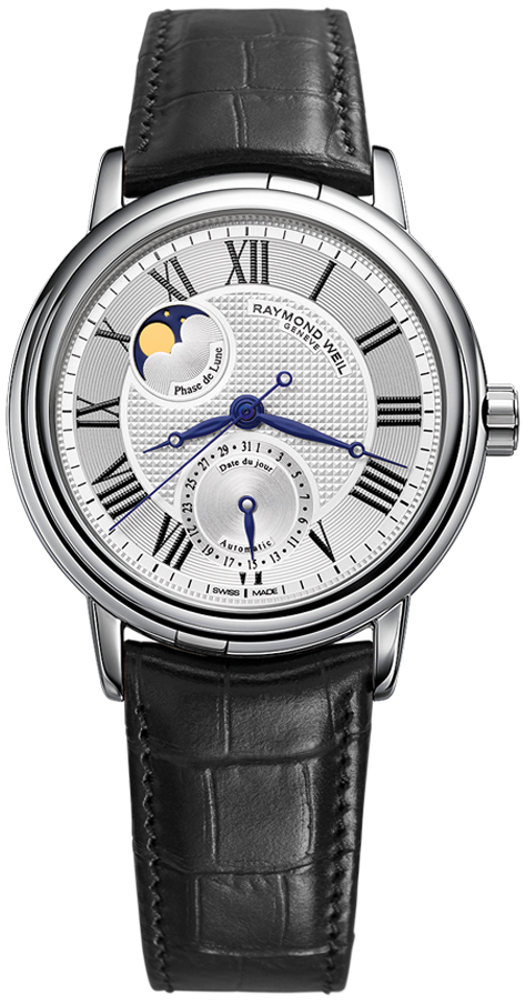 Raymond Weil Maestro Self winding Automatic Silver Mens Watch 2839-STC-00659 