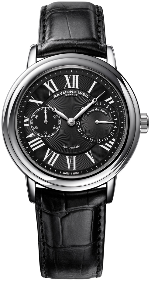 Raymond Weil Maestro Self winding Automatic Black Mens Watch 2846-STC-00209 