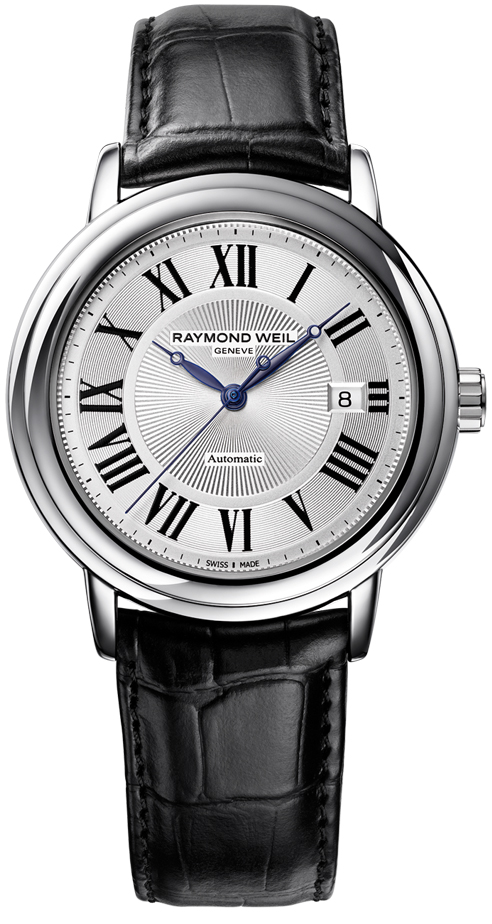 Raymond Weil Maestro Self winding Automatic Silver Mens Watch 2847-STC-00659 