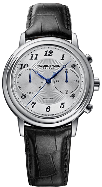 Raymond Weil Maestro Self winding Automatic Silver Mens Watch 4830-STC-05659 