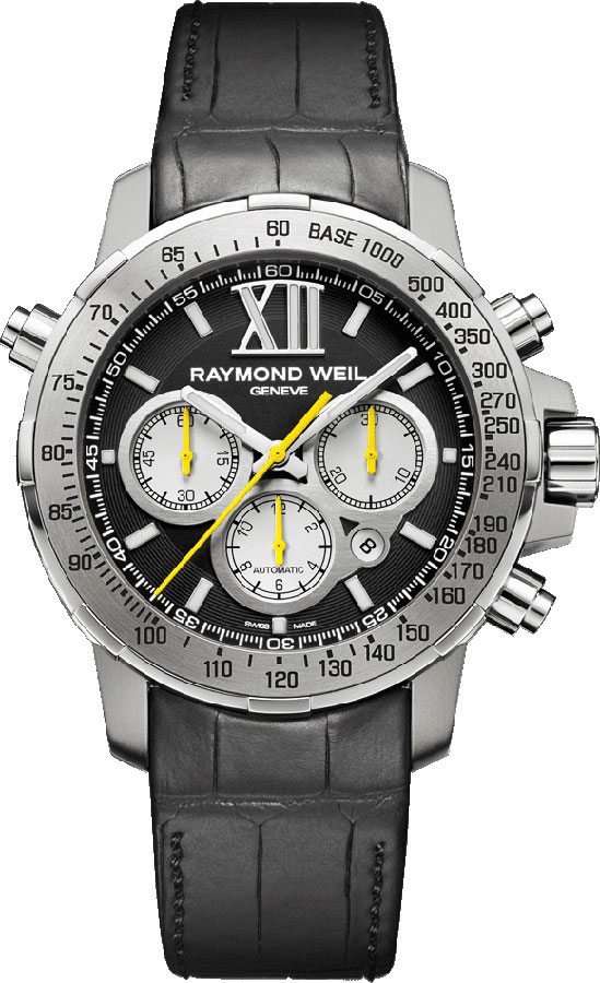 Raymond Weil Nabucco Self winding Automatic Black Mens Watch 7800-TIR-00207 